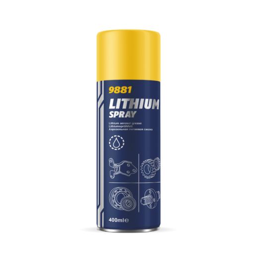 9881 LITHIUM SPRAY Mannol литиевая смазка 400мл