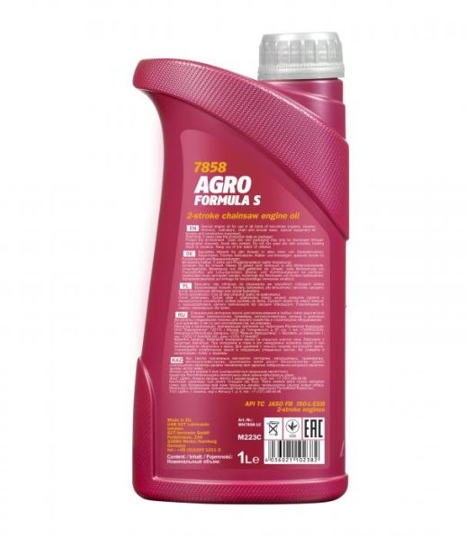 MANNOL 7858 Agro Formula S 1л двухтактное моторное масло