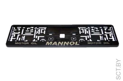 Рамка автомобильного номера "Belarus" БЕЛАЯ фольг