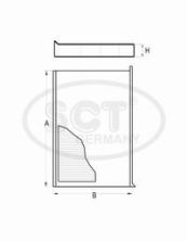SA 1220 фильтр салона скидка -50%