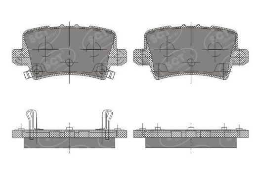 SP 644 PR тормозные колодки