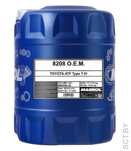 ATF T-IV 8208 OEM for Toyota Lexus  20л