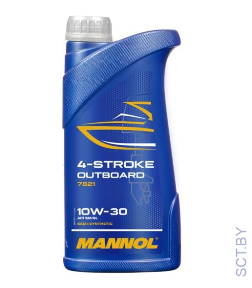 MANNOL 4-Stroke Outboard SAE 10W-30 7821 1л. лодочное моторное масло 
