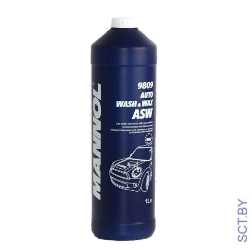 MANNOL 9809 Auto Wasch&Wax 1л. автомобильный шампунь с воском