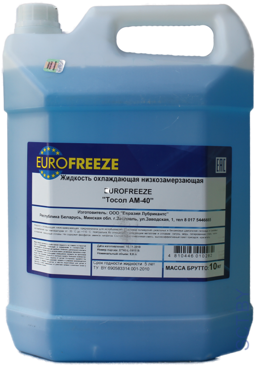 Тосол АМ40 EUROFREEZE 10 кг