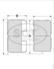 SA 1225 фильтр салона