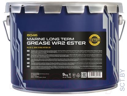 MANNOL 8046 WR-2 Long Term Grease Ester 9кг. водостойкая пластичная смазка