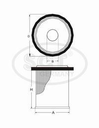 SC 7059 P топливный фильтр