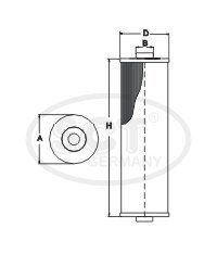 SC 7060 P топливный фильтр