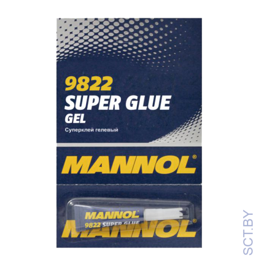 MANNOL 9822 Gel Super Glue 3г мгновенный клей