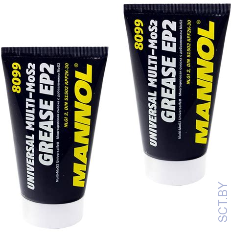 MANNOL 8099 EP-2 Multi-MoS2 Ester 100г. многоцелевая пластичная литиевая смазка
