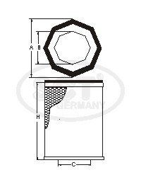 SB 3272 воздушный фильтр