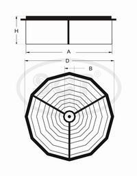 SB 927 воздушный фильтр ск.-50%