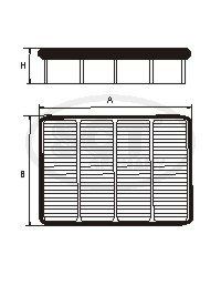 SB 2107 воздушный фильтр ск.-40%