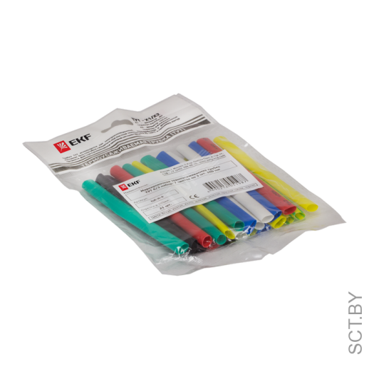 ТУТ Термоусаживаемая трубка 12/6 100мм 7цветов*3шт