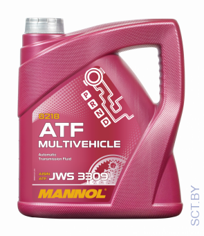 MANNOL 8218 ATF Multivehicle O.E.M. JWS 3309 4л трансмиссионное масло