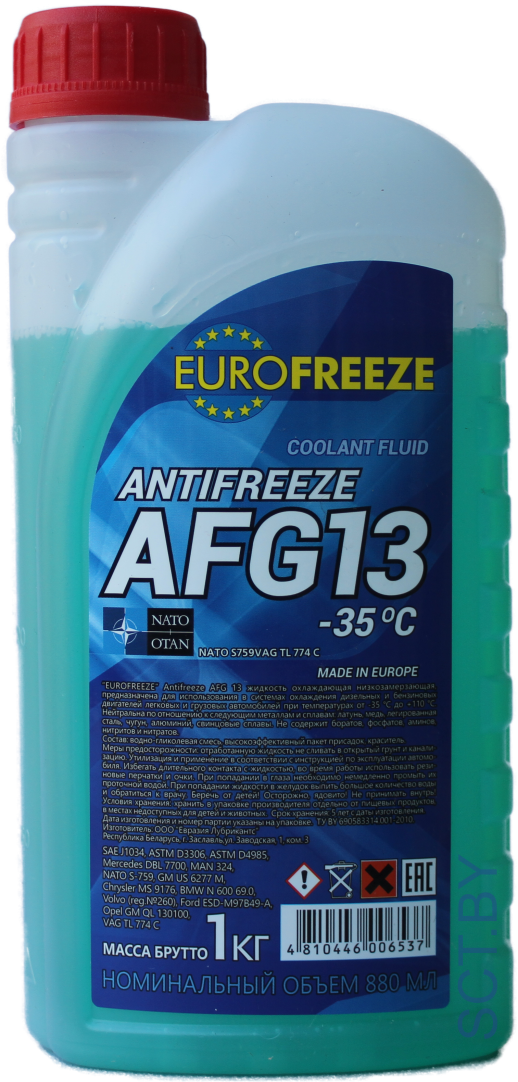 Антифризы EUROFREEZE оптом и в розницу купить в Беларуси