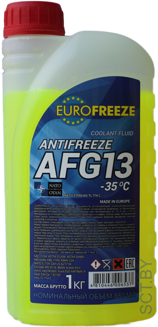 Антифризы EUROFREEZE оптом и в розницу купить в Беларуси