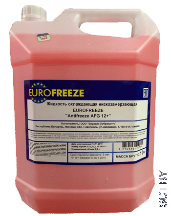Антифризы EUROFREEZE оптом и в розницу купить в Беларуси