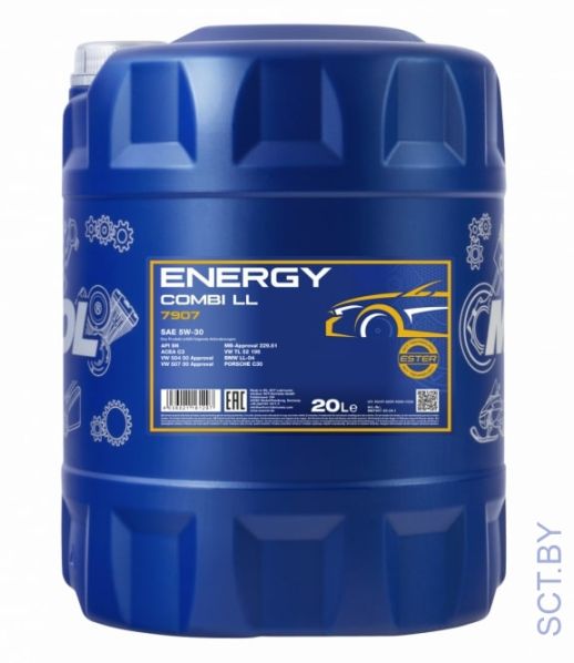 MANNOL Energy Combi LL 5w-30 7907 20л синтетическое моторное масло