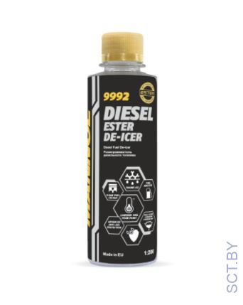 Mannol 9992 Diesel Ester De-Icer 0,25L PET присадка для размораживания диз.топлива