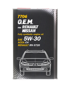 MANNOL Energy Formula RN 5W-30 7706 1л METALL синтетическое моторное масло