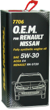 MANNOL Energy Formula RN 5W-30 7706 1л METALL синтетическое моторное масло