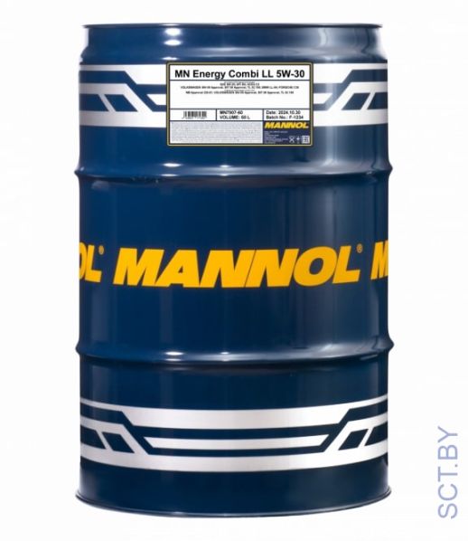 MANNOL Energy Combi LL 5w-30 7907 60л синтетическое моторное масло