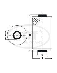SC 7400 топливный фильтр