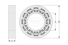 SCP 529 подшипник Audi, SEAT, VW