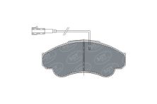SP 322 PR тормозные колодки скидка -50%