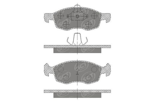 SP 672 PR тормозные колодки