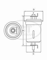 ST 784 топливный фильтр
