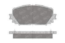 SP 673 PR тормозные колодки