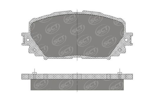 SP 673 PR тормозные колодки