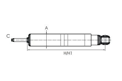 Z1733 DAEWOO Espero, OPEL Kadet задний/стойка