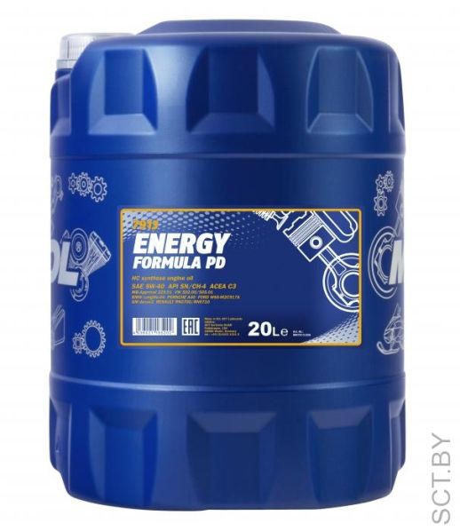 MANNOL Energy Formula PD 5w-40 7913 20л синтетическое моторное масло
