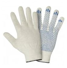 Перчатки "ТОЧКА"белые,7,5  класс вязки 1пара