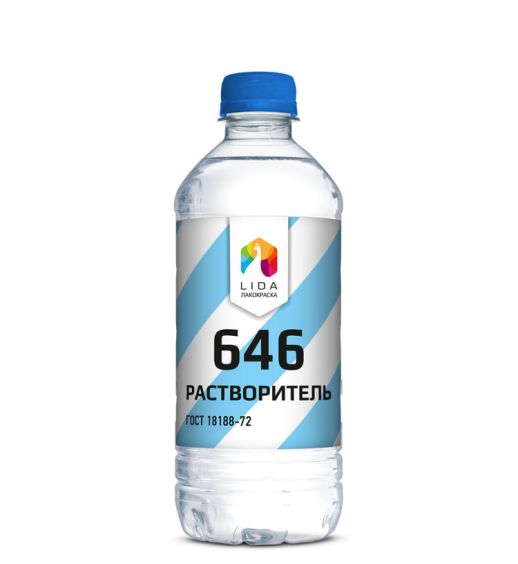 646 Растворитель 0,5л "Лакокраска" Лида