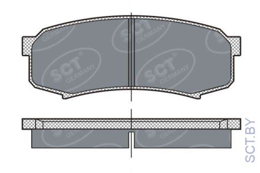 SP 279 PR тормозные колодки