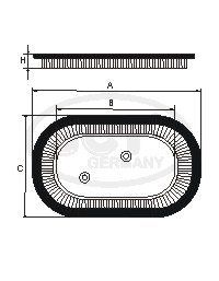 SB 942 воздушный фильтр