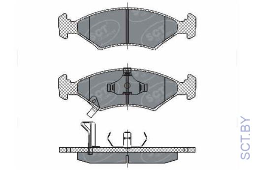 SP 266 PR тормозные колодки