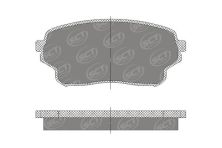 SP 693 PR тормозные колодки