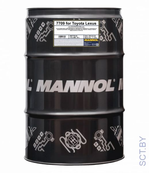 MANNOL for Toyota Lexus 5W-30 7709  60л синтетическое моторное масло