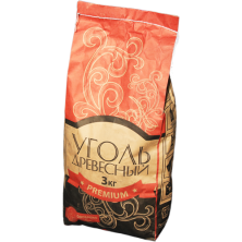 Уголь древесный фасовка 3 кг