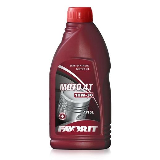 FAVORIT Moto 4T 4-TAKT SAE 10W-30 1л четырехтактное полусинтетическое моторное масло