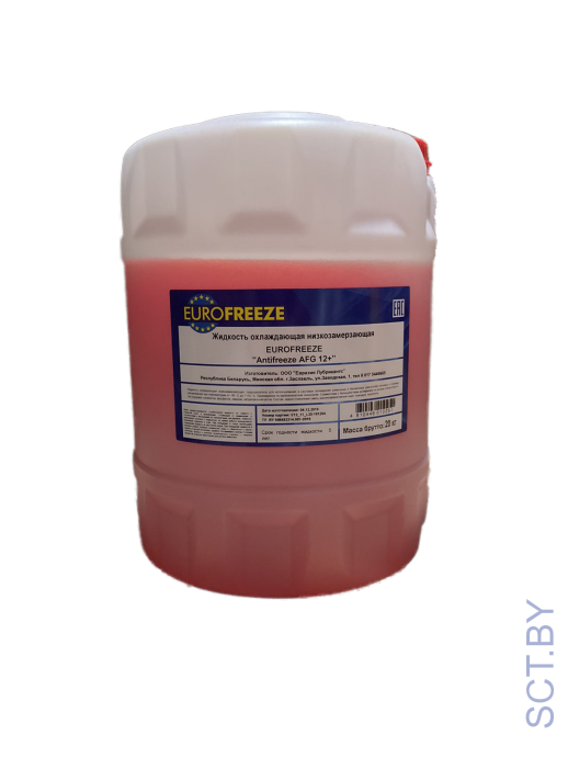 Antifreeze EUROFREEZE AFG 12+ -40C 20кг (18Л) Красный