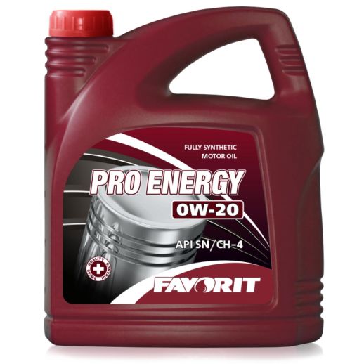 FAVORIT Pro Energy SAE 0W-20 API SN/CH-4 4л синтетическое моторное масло