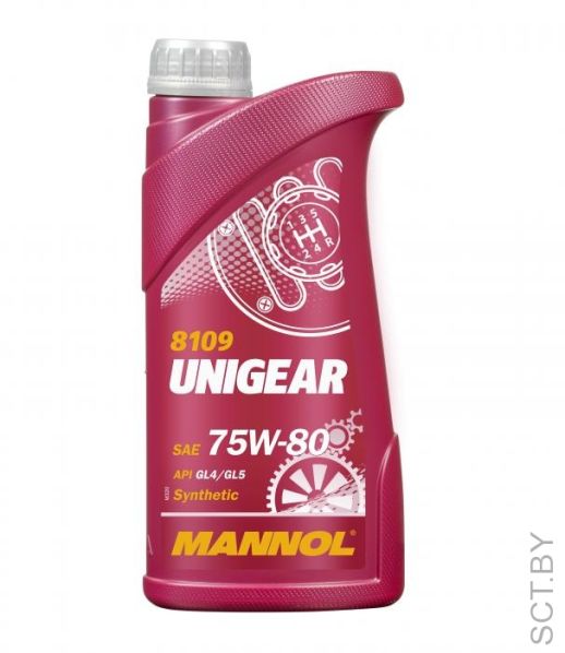 Unigear 8109 75W-80 GL-4/GL-5 LS 1л