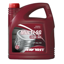 FAVORIT Multi SG SAE 20W-50 API SG/CD 5л минеральное моторное масло